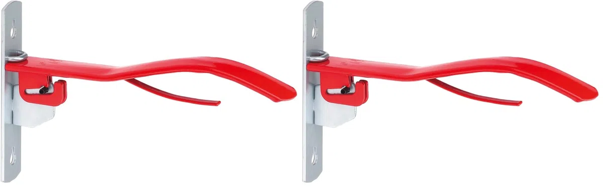 Kerbl 32360 Support de Selle Repliable pour Cheval Rouge 38 cm (Lot de 2)