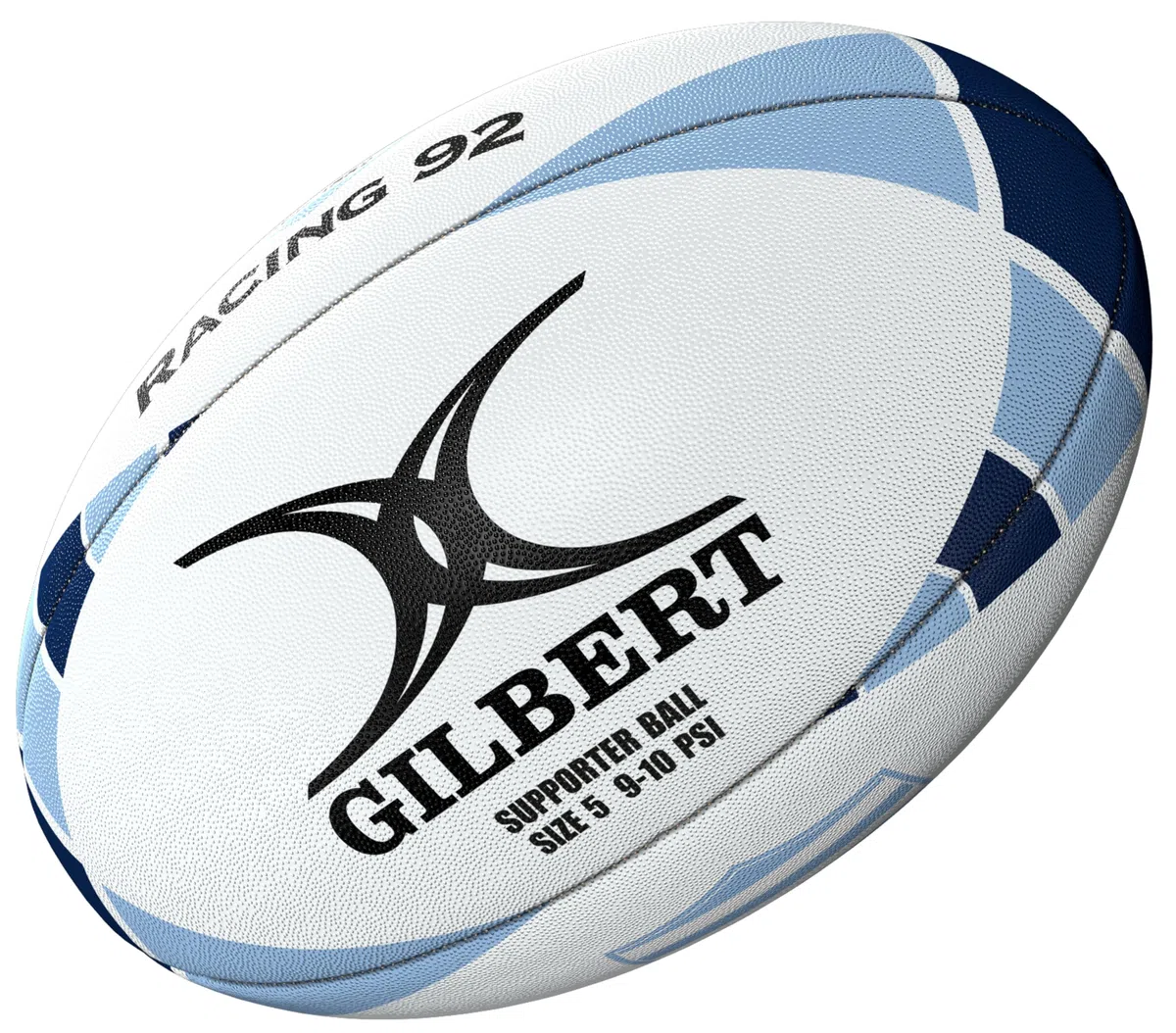 Gilbert Ballon de Rugby Racing 92 - Collection Officielle Taille 5