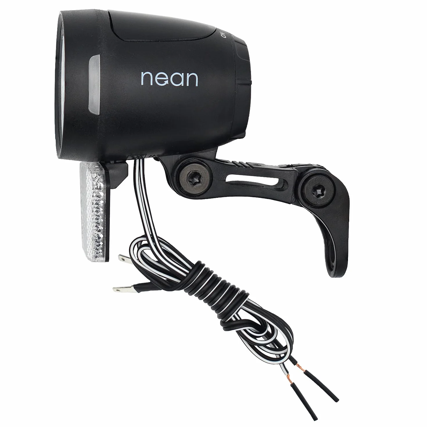 nean Phare avant dynamo pour vélo 90 lux avec feu de position, réflecteur, feu de circulation diurne et homologation StVZO