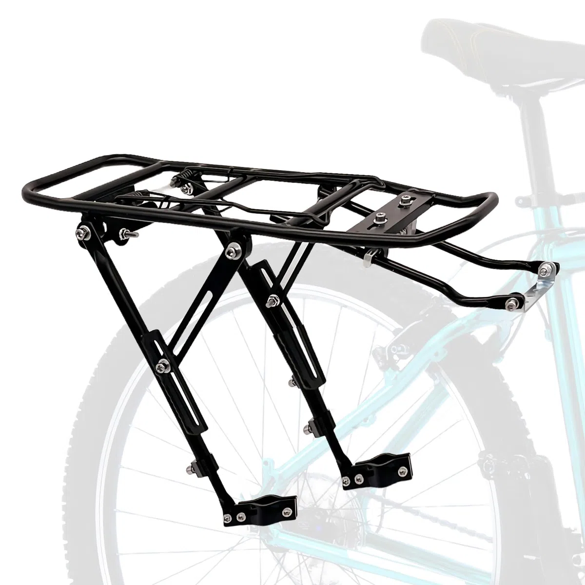 Porte-bagages universel pour vélo, réglable pour 24-29 pouces, capacité maximale de 35 kg
