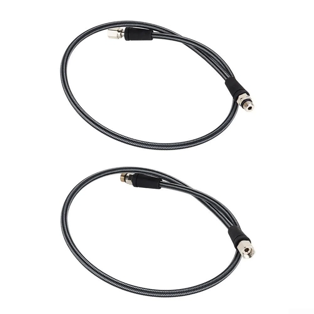 Tuyau flexible haute pression pour régulateur de plongée sous-marine, construction en fibre de carbone tressée avec connexion 7/16 20UNF pour surveillance de la pression en eau profonde (15 cm)