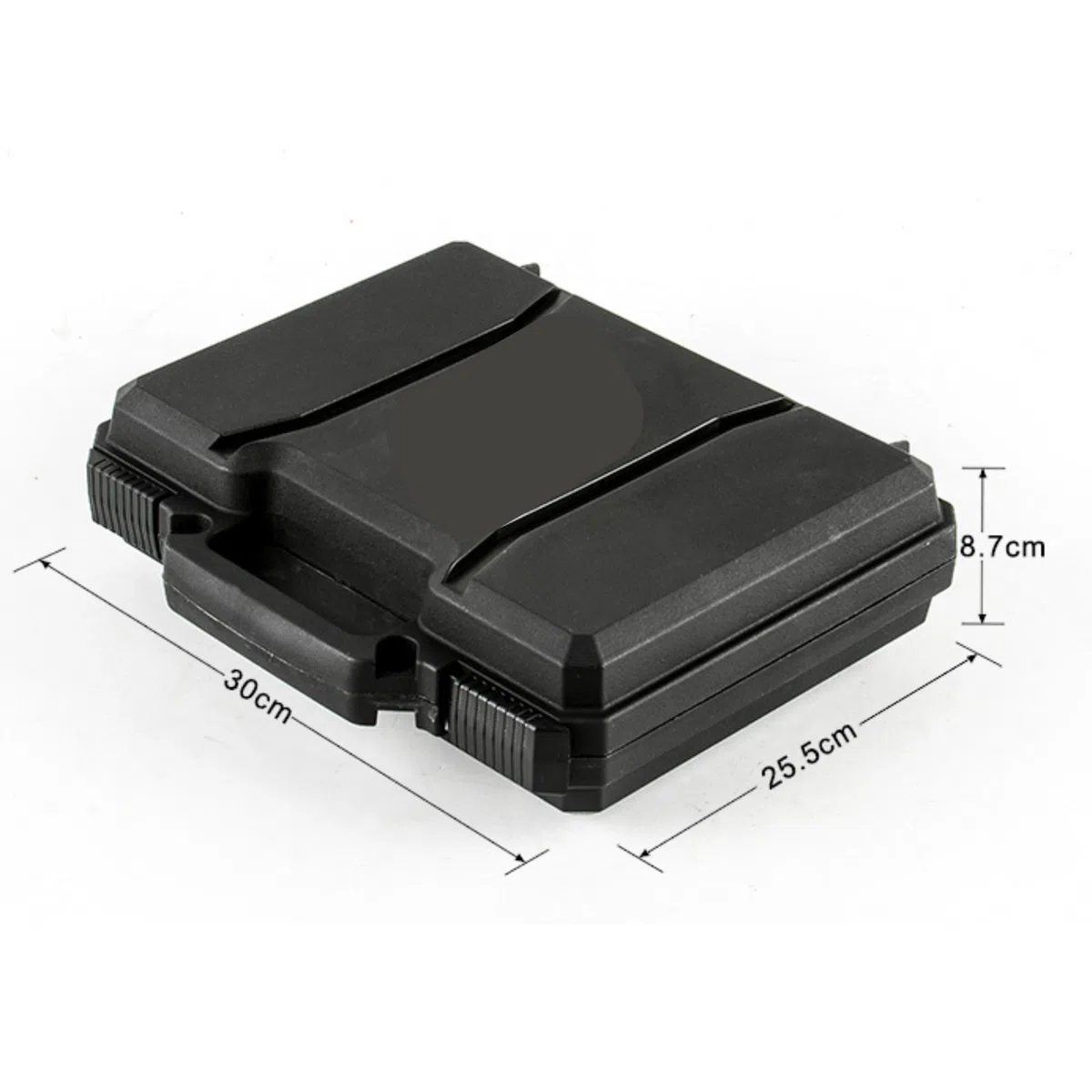 Malette Transport Arme - Mallette Rangement Plastique Transport d'Armes Airsoft - Boîte Rembourrée pour Pistolet et Accessoires-Malette de Protection-Valise d'Extérieur- Malette Anti-Choc
