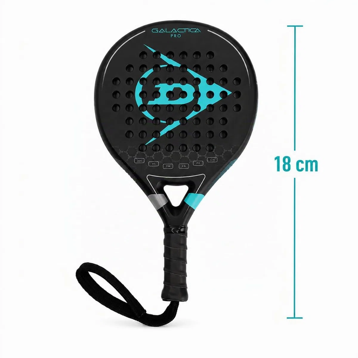 Dunlop Galactica Pro Mini Raquette (18 cm) – Accessoire de Collection