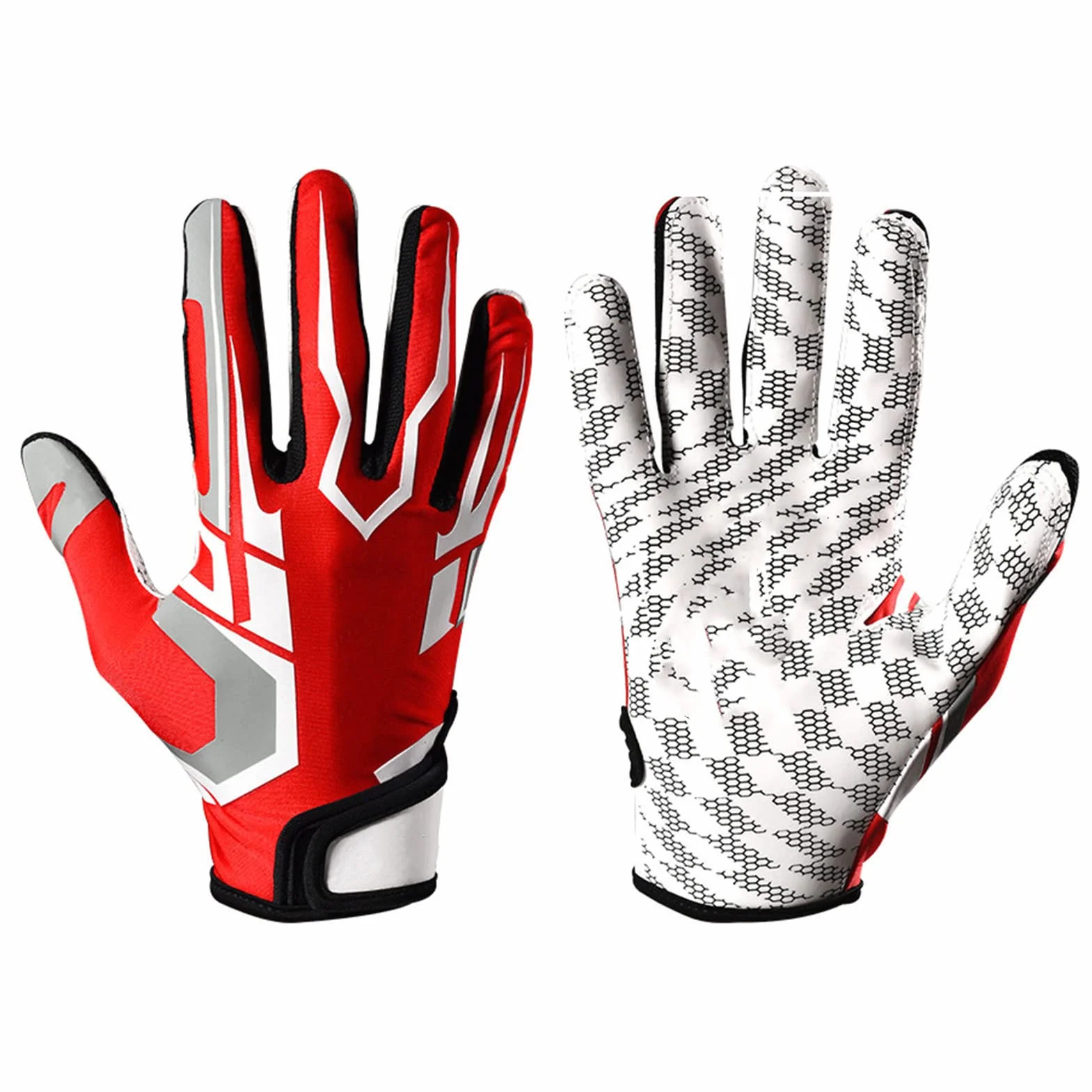 Keenso Gants de Frappeur de Baseball Gants de Récepteur de Sport à Haute Adhérence Gants de Football Américain Antidérapants pour Jeunes et Adultes