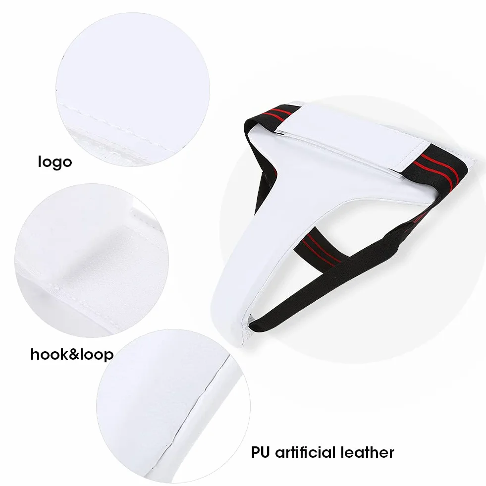 Femmes Taekwondo Groin Guard Boxe Karaté Jockstrap Sanda Entrejambe Protecteur (S)