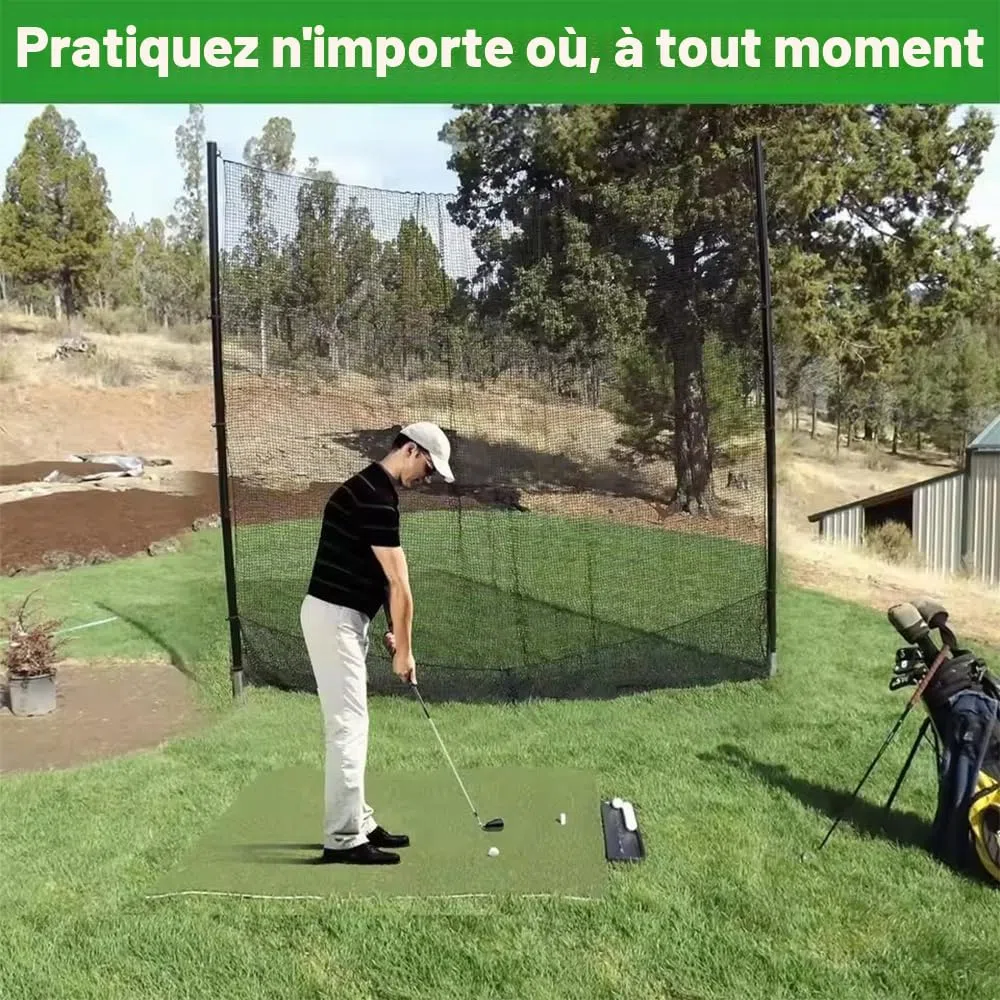 NEWFUN Filet de Golf, Filet de Protection réglable, Portable, pour Le Golf, Le Baseball, Le Hockey, pour l'intérieur et l'extérieur dans Le Jardin