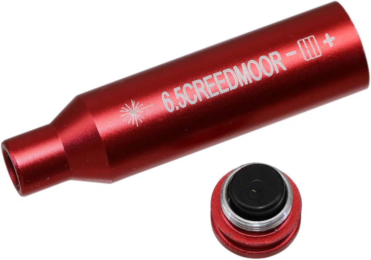 6.5CREEDMOOR Bore Sight Cartouche Red Dot avec 2 Jeux de Piles