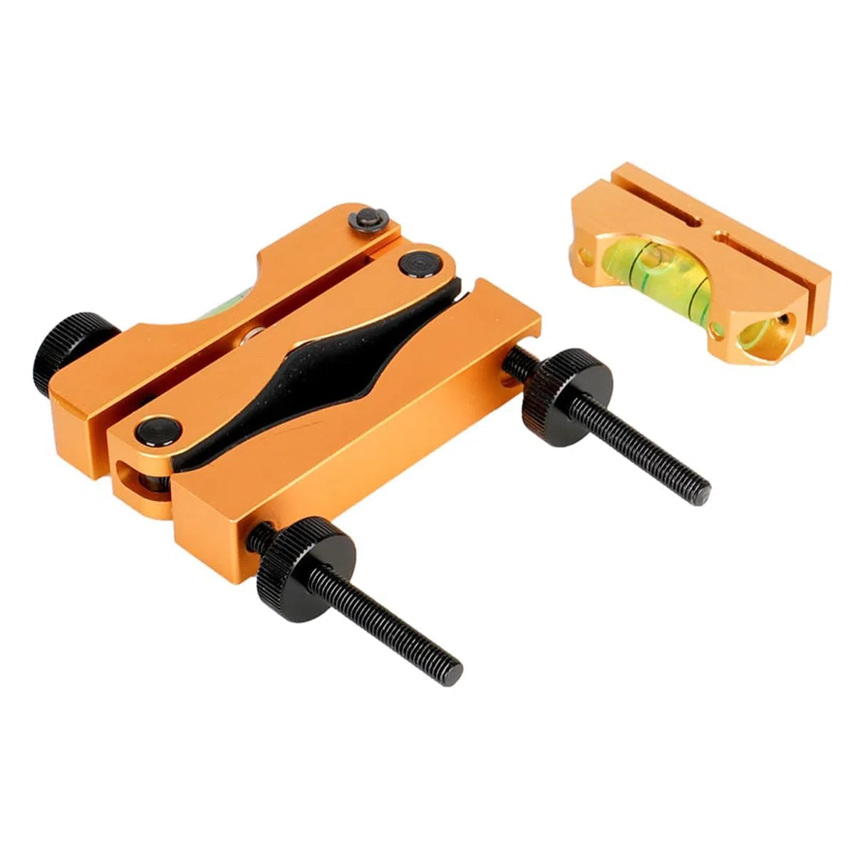 Namvo Système de nivellement de réticule en Alliage d'aluminium Kit de Niveau de Montage Outil d'alignement Universel pour Arme à feu Crosshair Barrel Clamp Fit Maintenance Montage Ingénierie Con