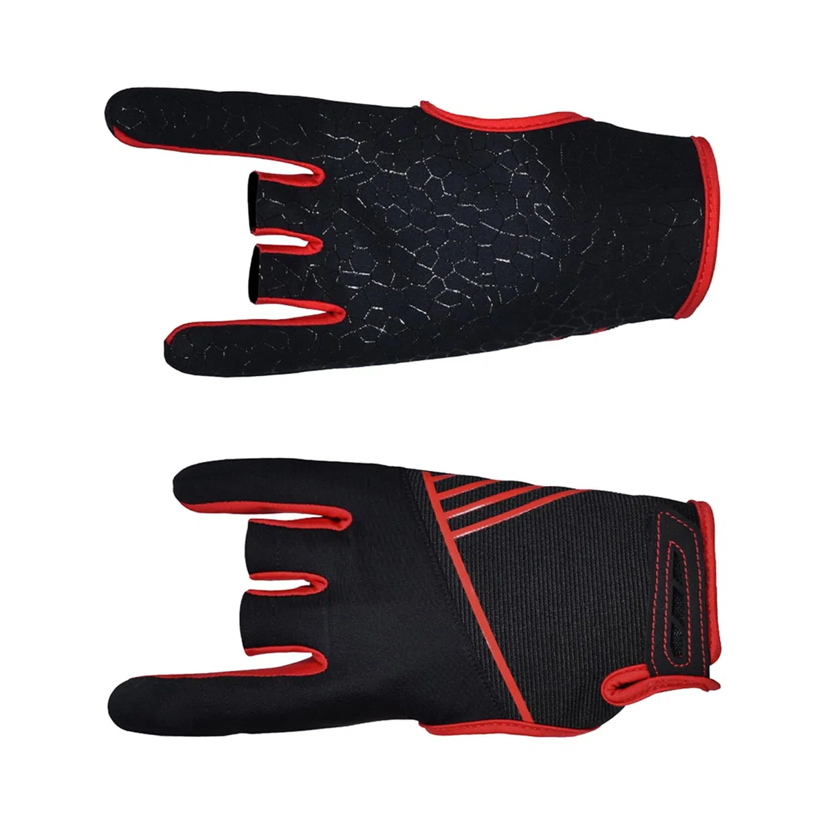 Toyvian Moufles de Sport Rouge Taille L/XL Antidérapants en Silicone Respirants Précision et Élasticité pour Bowling pour Sport de Bowling Professionnel