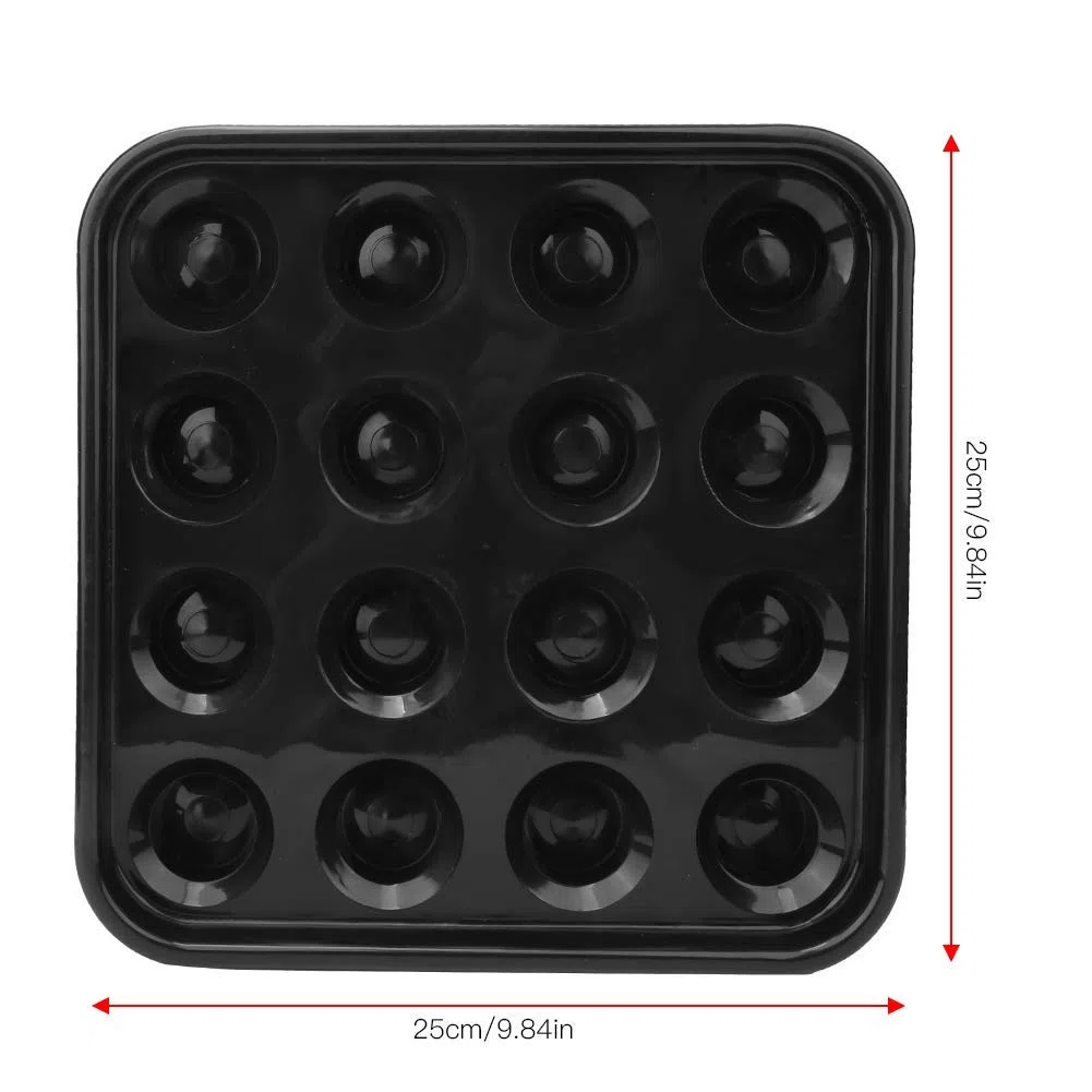Alomejor Billard Palette 16 Billes Plateau Snooker Transport Palette Billard Plateau pour Billard