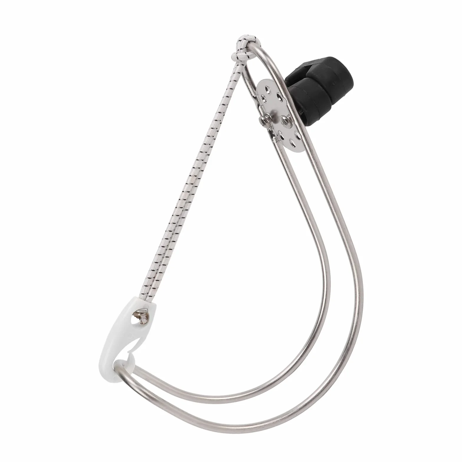 Support de Bouée de Sauvetage Robuste avec Trajectoire Réglable pour Bateau, Support de Bouée de Sauvetage Marin en Acier Inoxydable pour Les Amateurs de Navigation de Plaisance