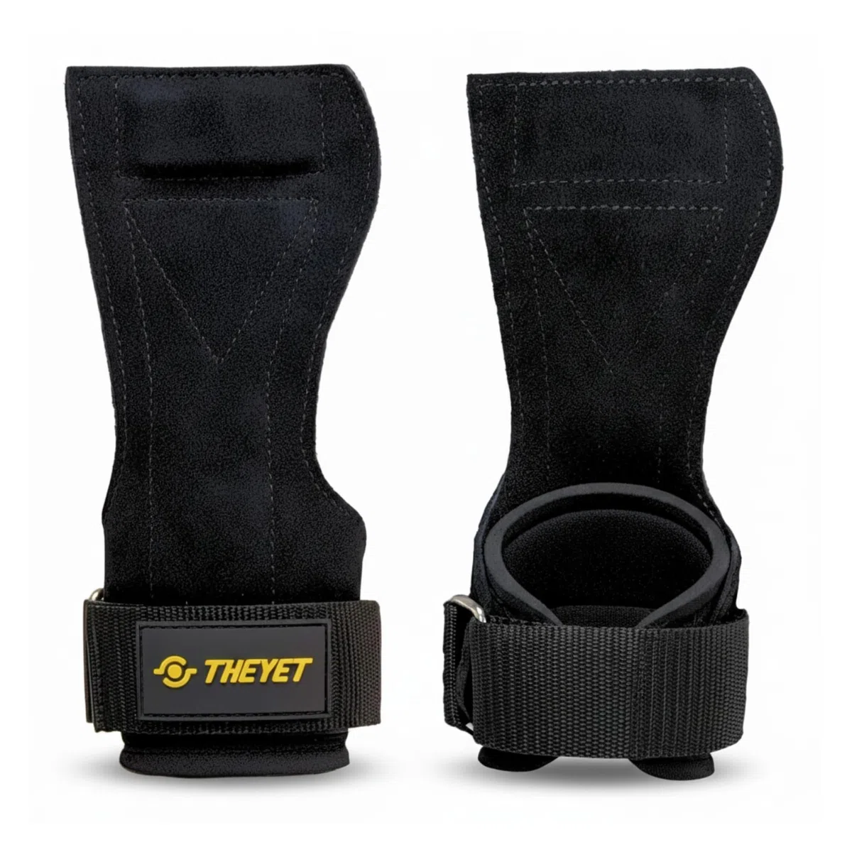 Theyet Maniques pour Crossfit en Cuir sans Trous Unisexe | Gants de Gym Cross Training Hommes et Femmes | Protection pour Les Mains Tractions Haltérophilie Barres de Fitness Calisthénie Gymnastique