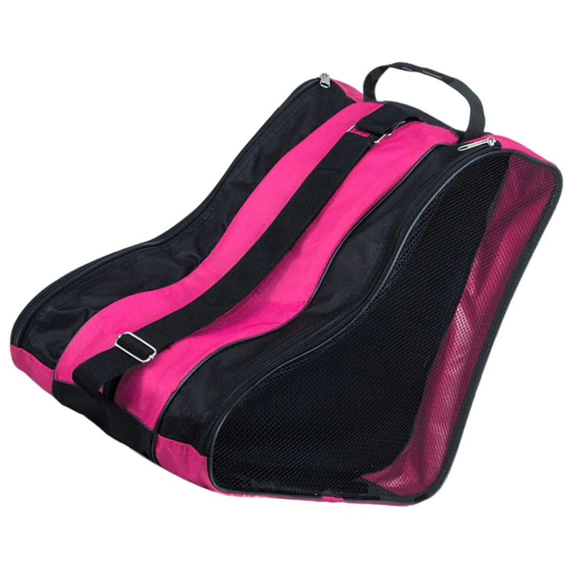 Snner Sac à Rouleaux de Patin à Rouleaux 1PC Sac à Rouleau de Transport Sac à roulettes épaissis Oxford Roller Sac de Rangement pour Adultes Enfants Rose