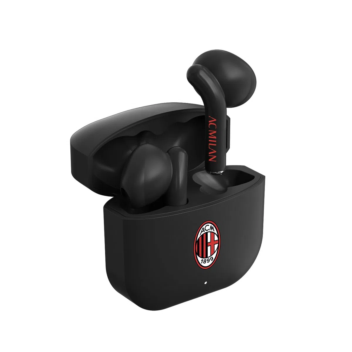 TECHMADE AC Milan Écouteurs Officiels Sans Fil Casque Sans Fil - Écouteurs Intra-auriculaires avec Boîtier de Charge - Compatibles avec Smartphone/Tablette/PC (Produit Officiel)