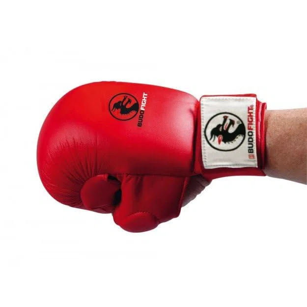 Gants de karaté homologués FFK Rouges