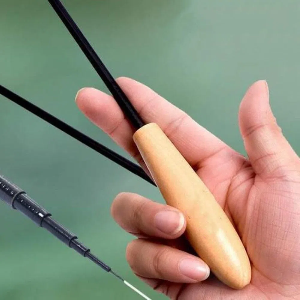 Mini canne à pêche en fibre de carbone - Design compact portable - Pour les voyages et les aventures de pêche en plein air