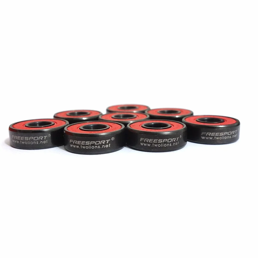 8pcs en Céramique Skate Roulements, 608 RS Abec 9 Roulements à Billes pour Skate, Roulements de Skateboard Longboard Roulement Roller Skate Roulements 8mm x 22mm x 7mm