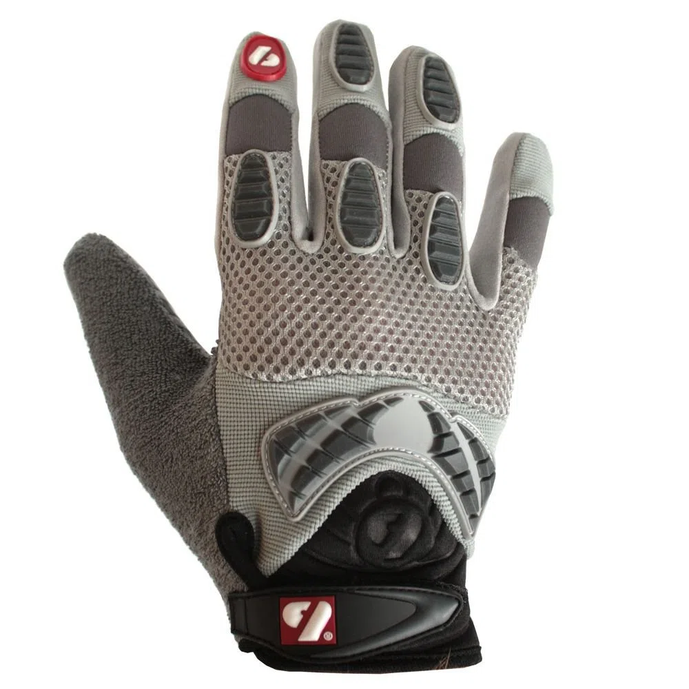 BARNETT FRG-02 Gants de Football américain de Receveur fit, Taille S, Gris