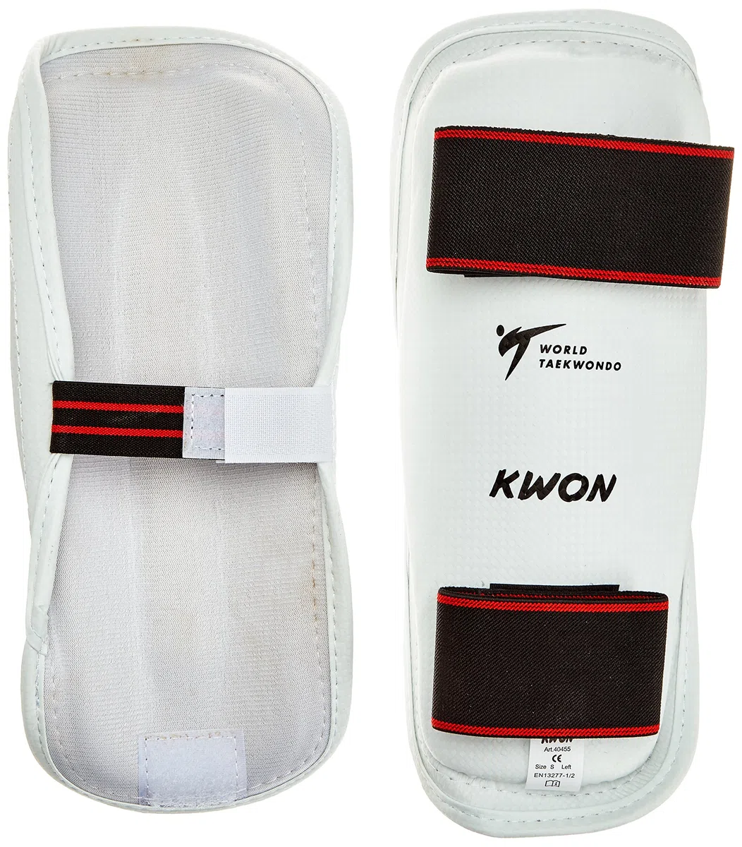Kwon Evolution Protège-Tibia Blanc Blanc