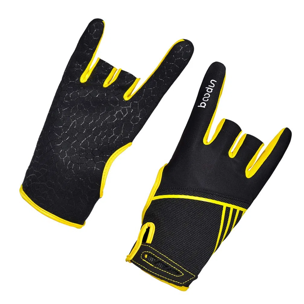 1 paire de gants de bowling pour main gauche et droite - Gants de bowling professionnels respirants et antidérapants - Accessoire pour joueurs - Taille S/M (jaune)