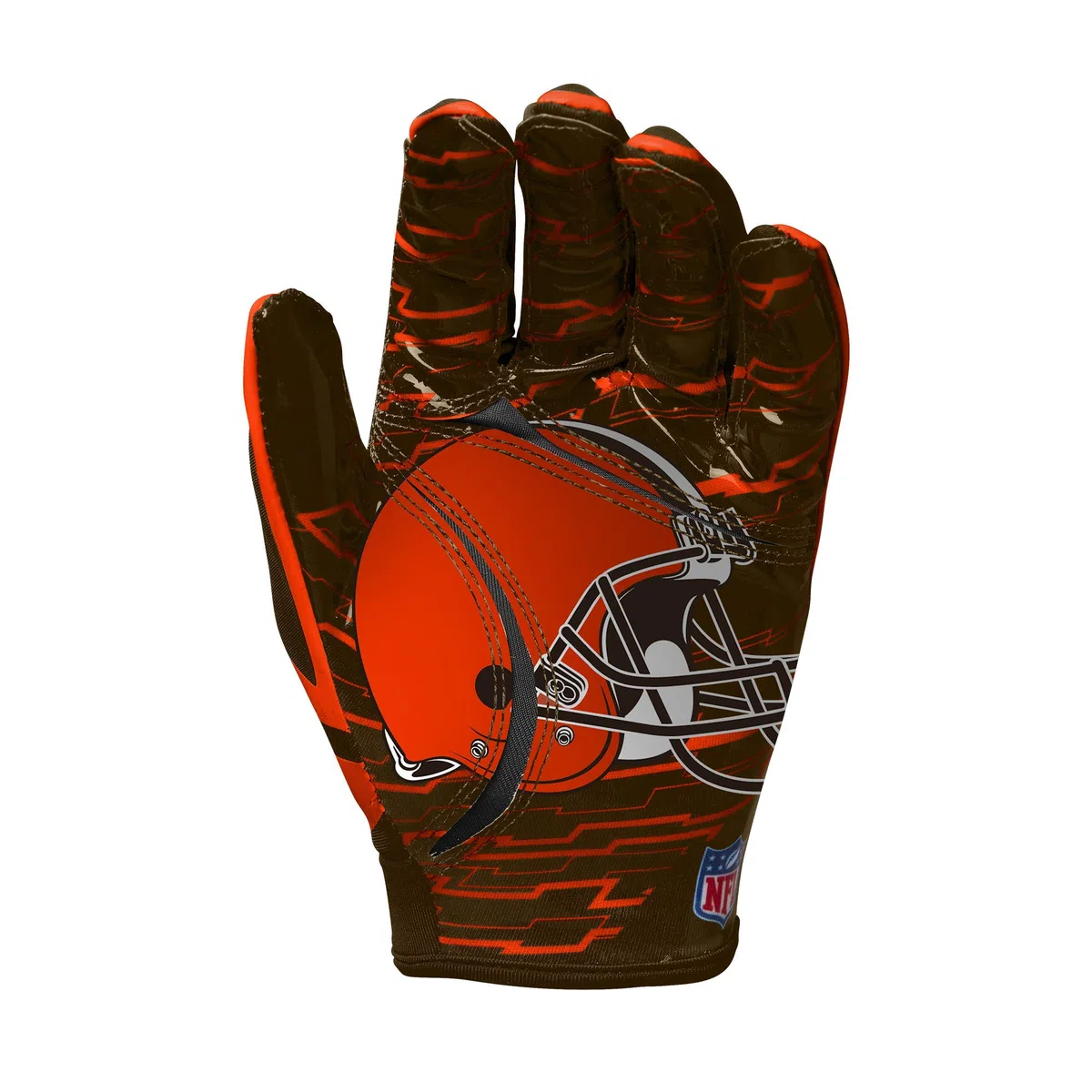 Wilson NFL Cleveland Browns Gants de Football américains avec Ajustement élastique pour Adulte