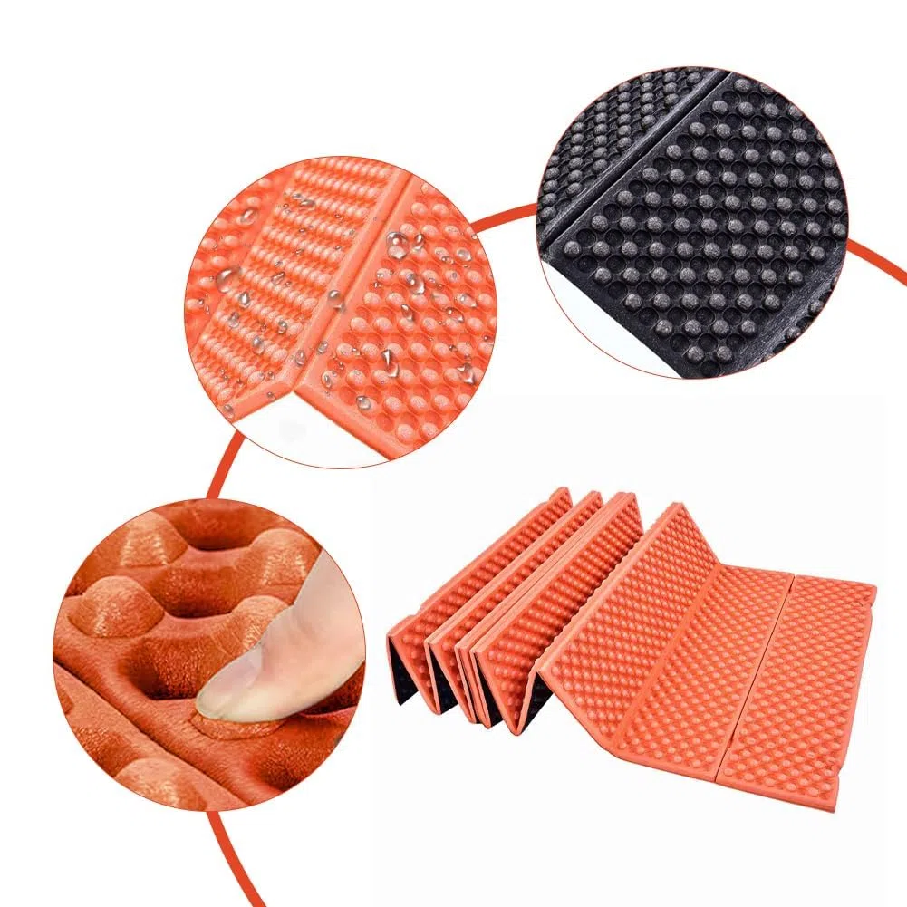 Tapis de camping pliable en mousse, ultra léger, tapis d'extérieur pour tente de plage, matelas de couchage pliable à cellules fermées, matelas doux pour adultes, imperméable, randonnée, randonnée