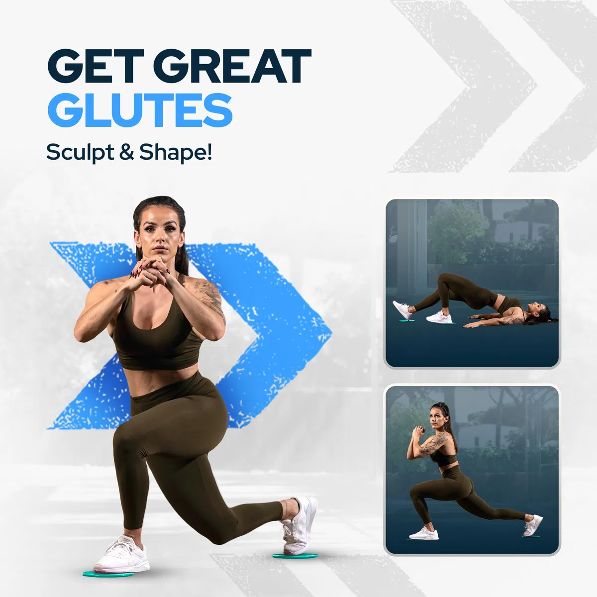 Iron Core Fitness - Lot de 2 disques de fitness glissants double face - équipement d'entraînement du corps entier et des abdominaux - Pour toutes les surfaces