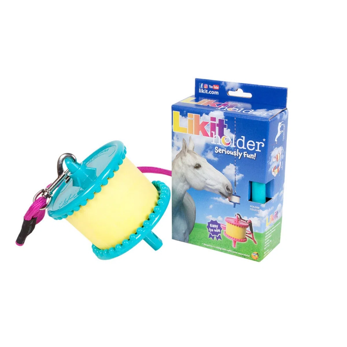 Likit Support Jouet pour Chevaux, Aqua