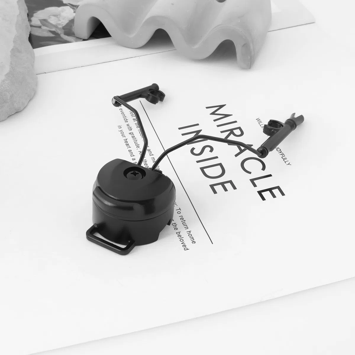 OTOTEC 1 paire d'adaptateurs tactiques pour rail de casque - Compatible avec prise en charge du casque Peltor Comtac - Pour connexion aux casques des séries Fast/ACH/MI