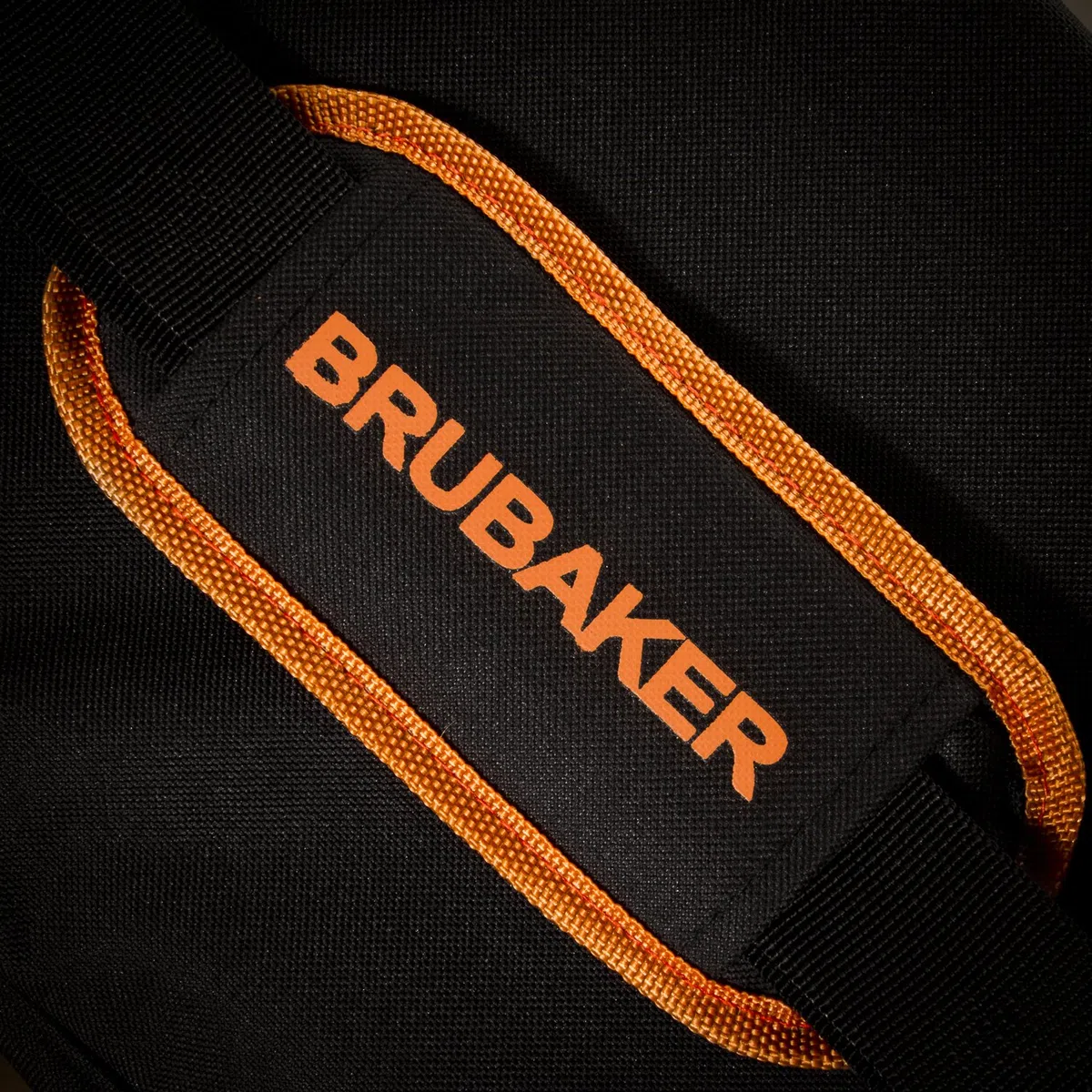 BRUBAKER ‘Davos’ - Sac à Chaussures de Ski, Sac Casque, Sac à Dos Ski - Noir/Orange