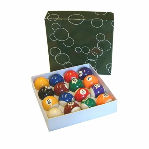 Jeu de Billes ou Boules de Billard Américain Standard 50,8 mm - DPT