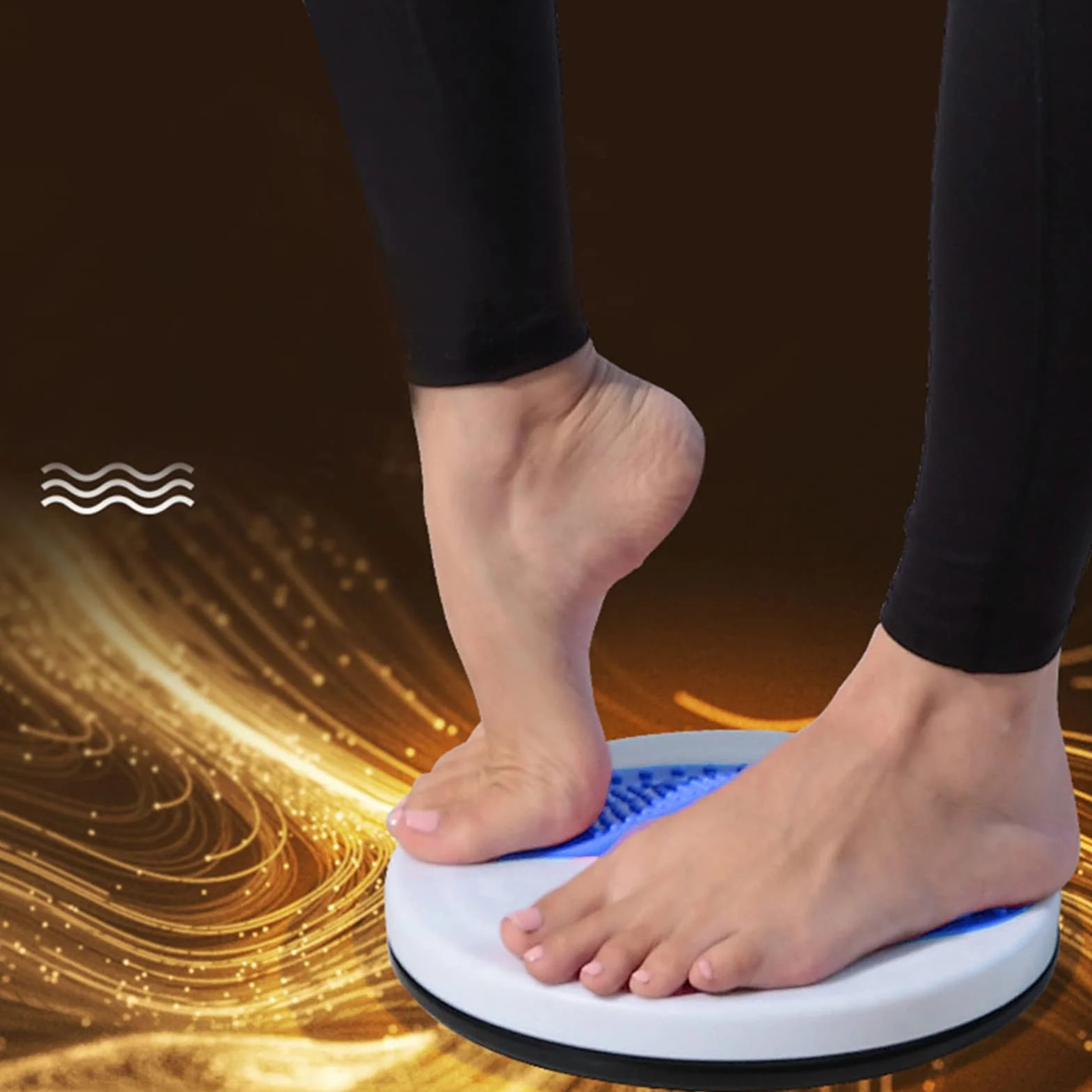 Plateau tournant pour la taille, Disque de taille pour entraînement Taille de Disque de Torsion d'aérobic fitness planche d'équilibre disque de taille plateau tournant pour hanches fitness 28,5cm