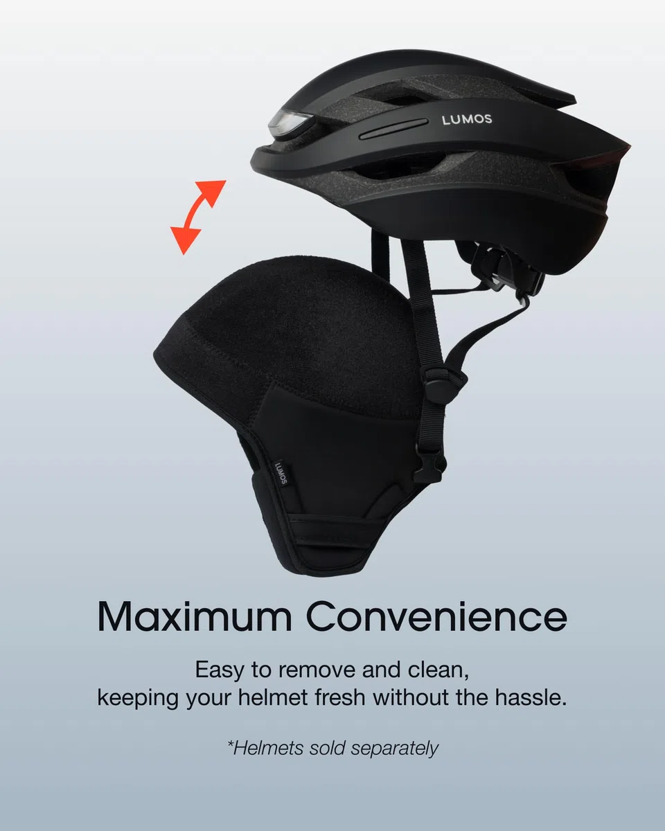 Lumos Doublure d'hiver pour casque de cyclisme - Chaude et résistante à l'eau - Pour tous les casques