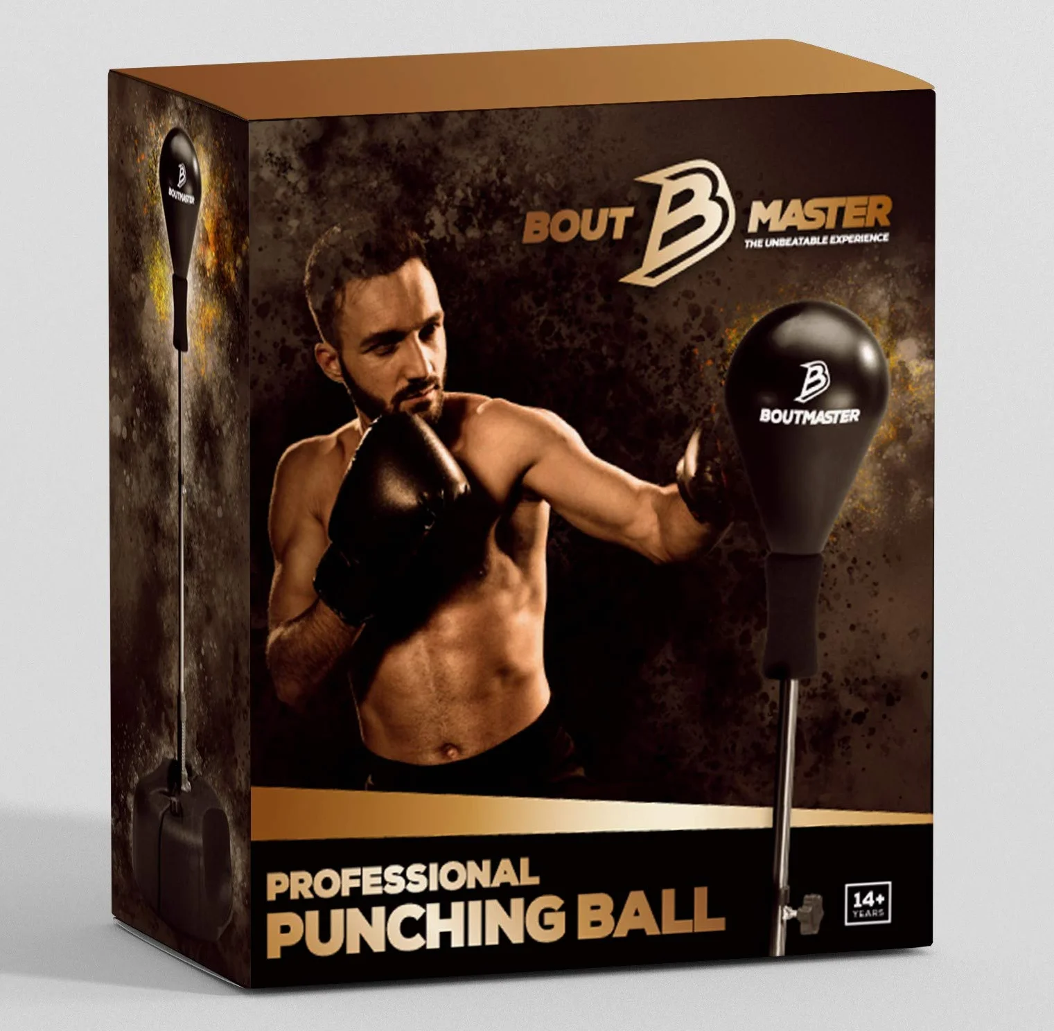Sac de frappe avec support, pour enfants et adultes, réglable en hauteur – Sac de frappe autonome – Idéal pour l'entraînement MMA, soulagement du stress et fitness