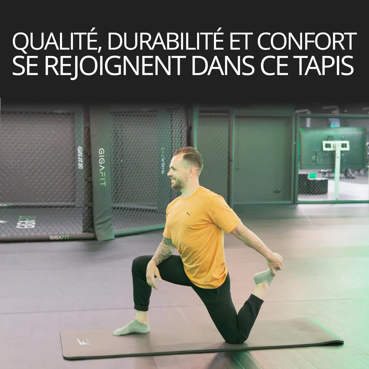 Fitem Tapis de Sol Ultra-Epais en Mousse Confort Haute Densité NBR - 183 x 60 x 1,5 cm ou 1 cm - pour Gym,Yoga, Sport, Gymnastique, Fitness, Pilates, Musculation