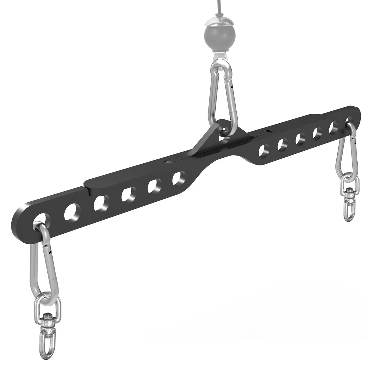 Adaptateur 2:1 pour Accessoires de Câble, Barre LAT Pulldown réglable, Accessoires pour Machines à Câbles de Gym – 15/21/39/58/89cm