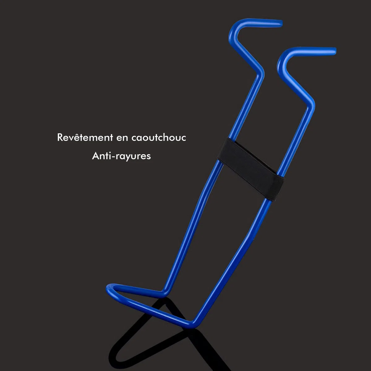 Mimoke Support de guidon de vélo - Stabilisateur pour vélo pour réparation et entretien, empêche la roue avant de tourner sur le support mural pour vélo