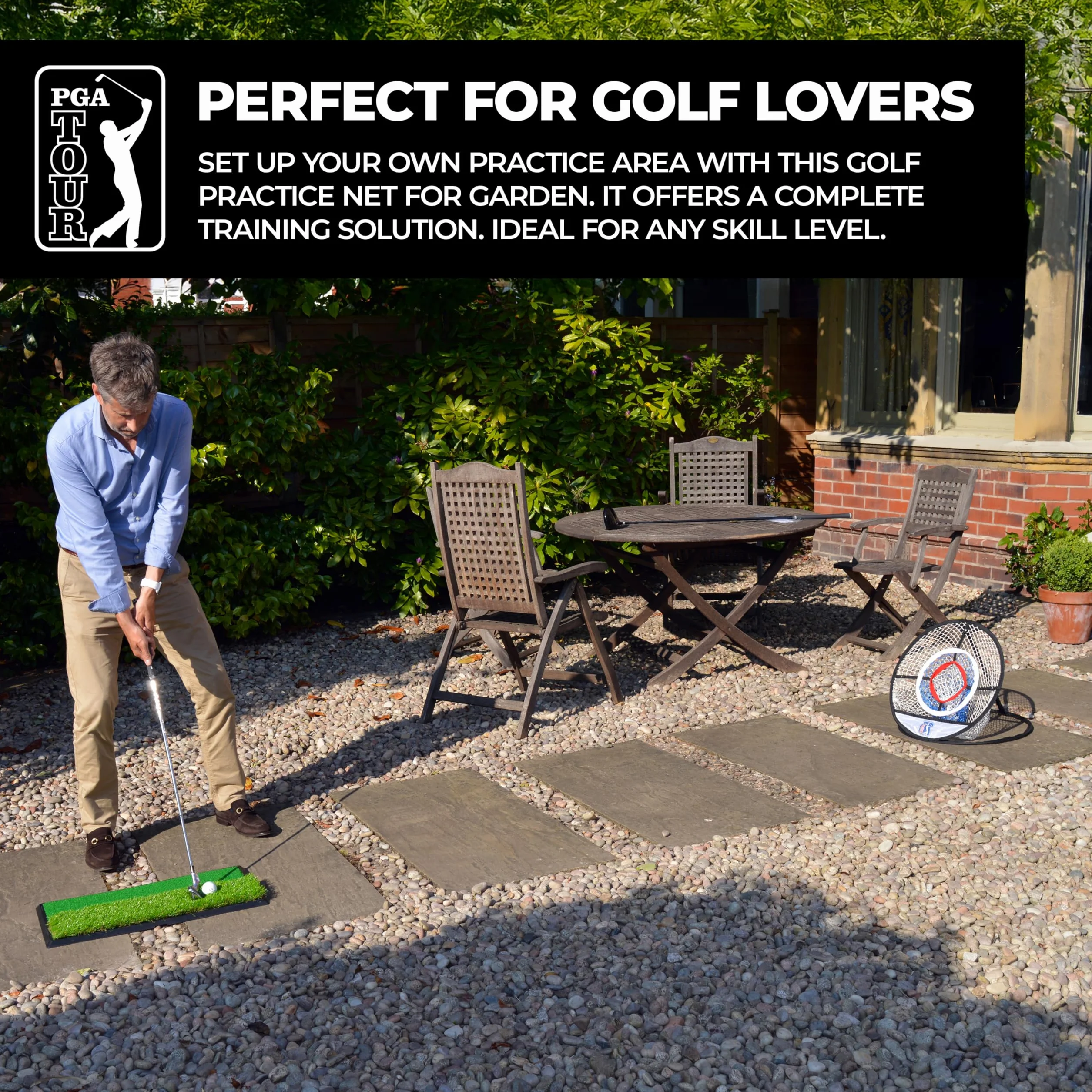 PGA Tour Filet d'entraînement au golf Perfect Touch
