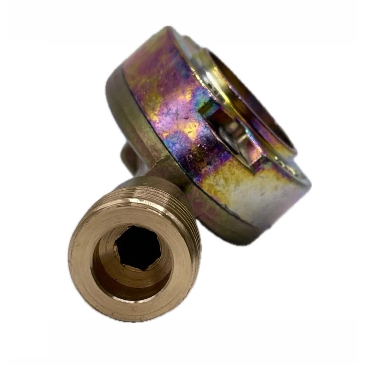 Adaptateur à clipser de 27 mm pour bouteilles de gaz propane et butane sans clapet anti-retour