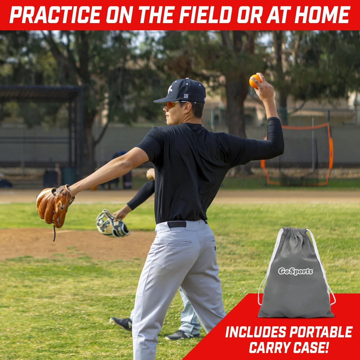 GoSports Plyometric Weighted Balls for Baseball & Softball Training 6 Pack - Variable Weight Balls to Improve Power and Mechanics, Choose Your Set