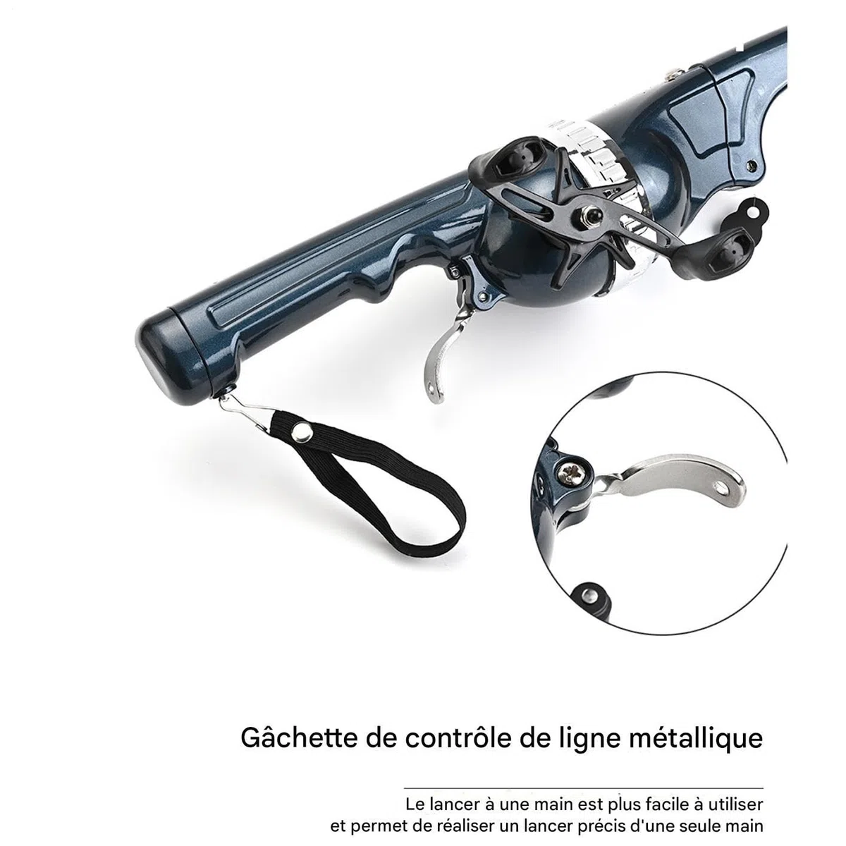 La Canne À Pêche Télescopique | Canne Pliable en Alliage Résistant pour Eau De Mer | Outil De Pêche Extensible pour Petit Ami Grand-Père Père Oncle Voisin