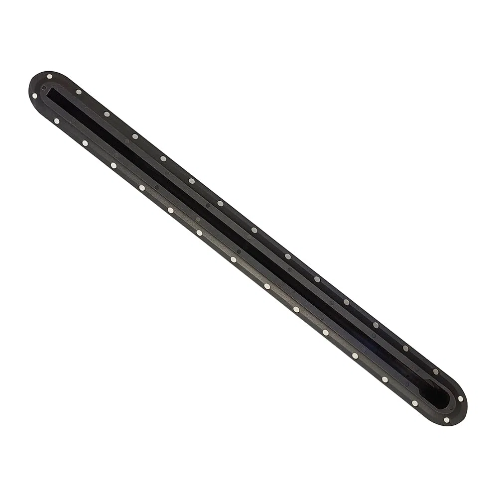 Lot de 2 boîtes de rechange pour planche de surf de 47,5 cm Hydrofoil US Box Surf Foil Track Box Longboard Single Fin Surf Board Noir
