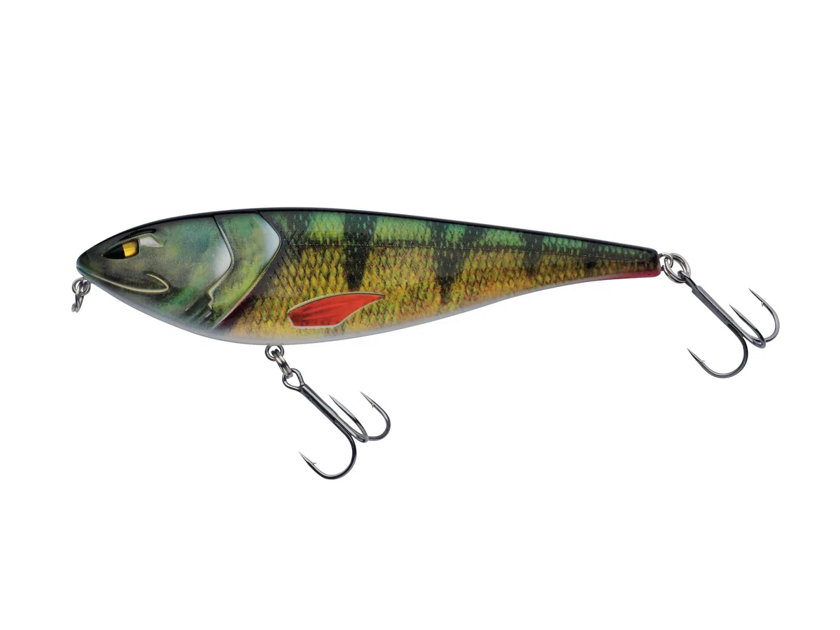 Berkley Zilla Glider, leurre de pêche Predator, appât Coulissant Lent, Action de flanc, Fort cliquetis, Profondeur de plongée 0,5-2m, 10cm, Multiples Couleurs et Tailles