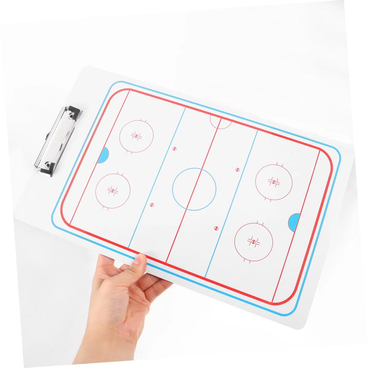 Planche de Hockey sur Glace - Cadeau de Basket-Ball - Cadeau pour Tableau Blanc - Hockey - Planche de Serrage utile - Planche d'entraînement de Sport - Tableau PVC