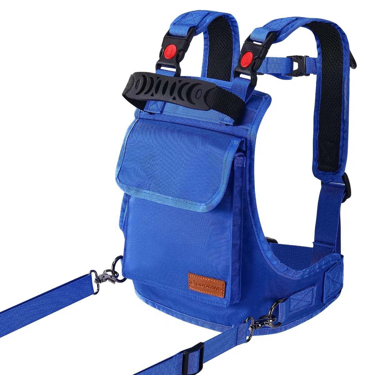 Odoland Harnais Ski et Snowboard avec Sac à Dos pour Enfants, Harnais d'Entraînement de Ski pour Enfants, Siège Réglable et Poignée de Levage Facile, Enseignement du Contrôle de la Vitesse