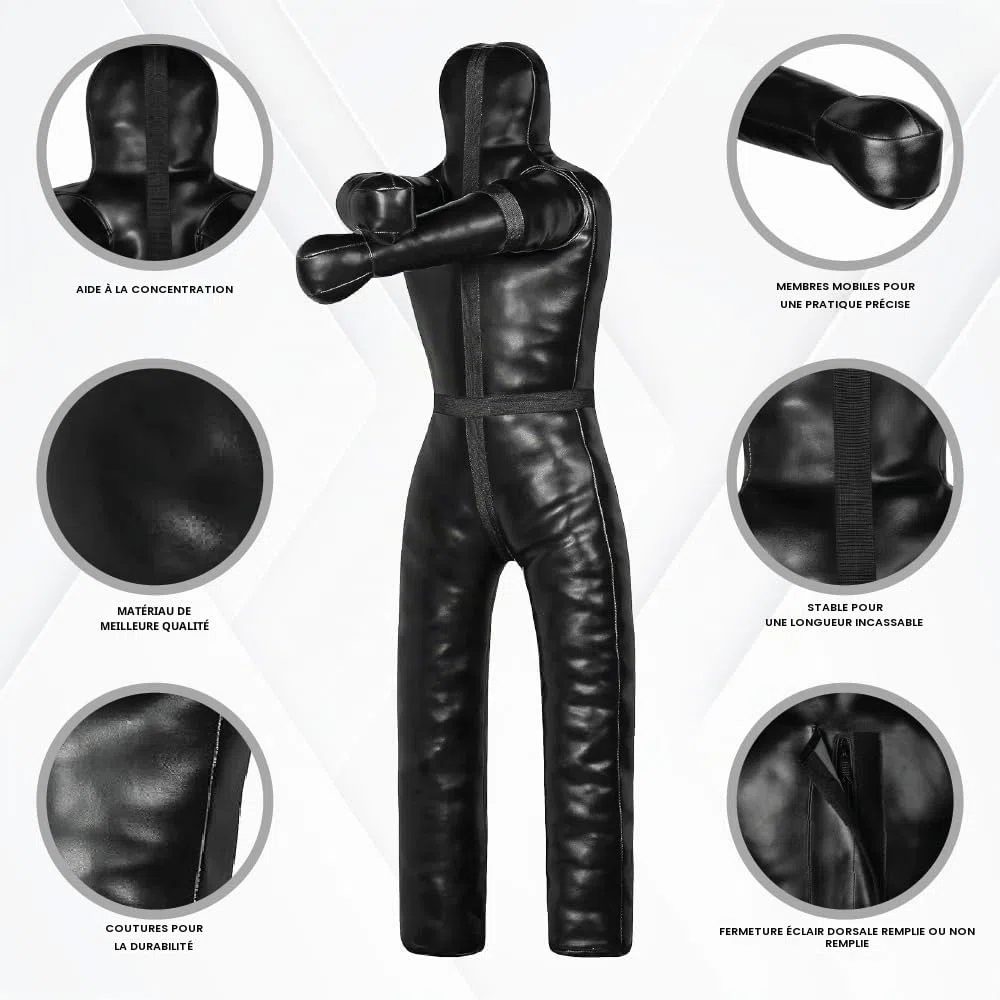Shelly Mannequin de lutte MMA pour adulte BJJ, judo, lutte debout, Jitsu, MMA Brésilien, entraînement d'autodéfense, MMA – non rempli – 170 cm