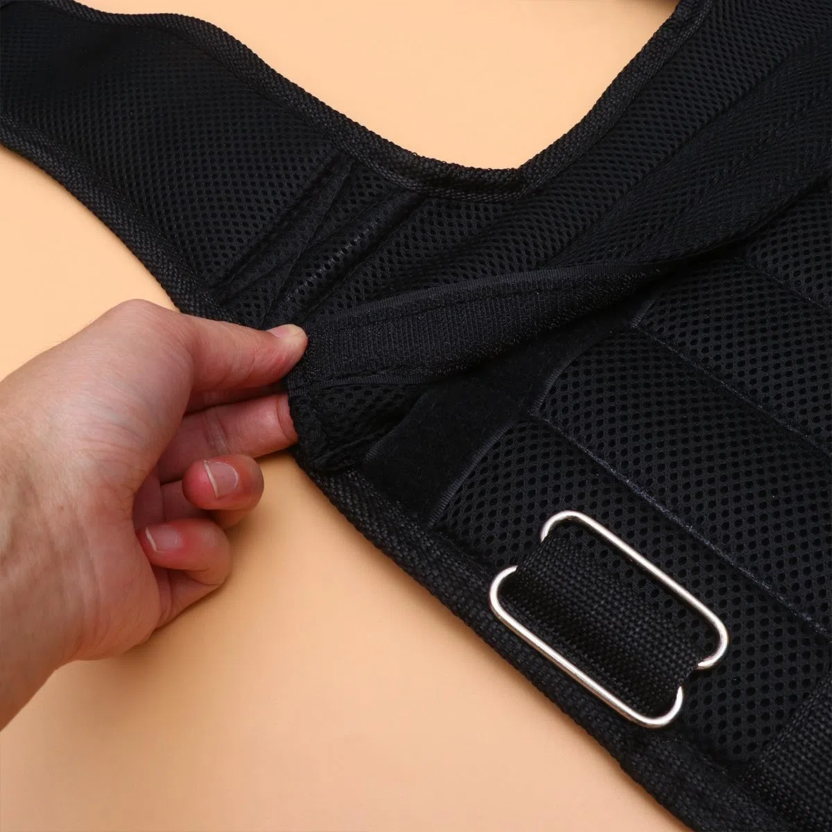 NOLITOY Gilet Lesté de Sport Respirant et Antidérapant 35kg pour Course à Pied et Entraînement Core, en Coton et Maille Filet, pour Hommes et Femmes
