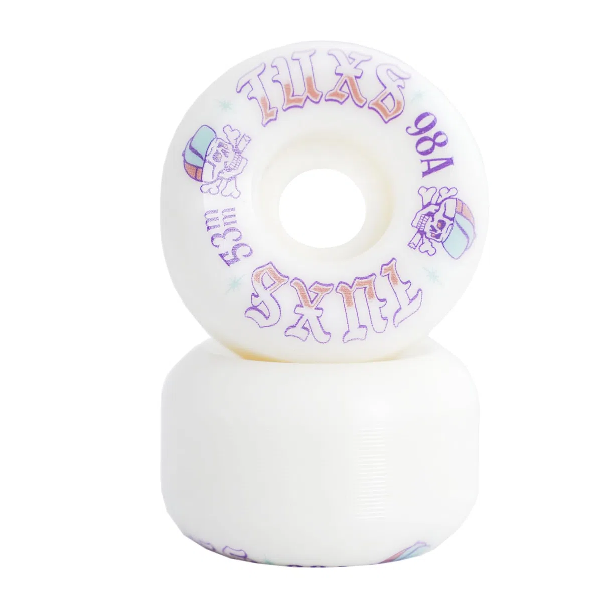 Roues de skate en uréthane SHR Premium 53 mm 98A Pro Conic Side Cut Skateboard