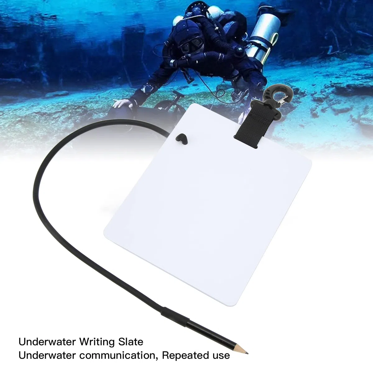 Ardoise d'écriture sous-Marine, Plongée Wordpad Gear Board PC pour la Communication pour la Natation(Grand 147 * 183 * 3mm)
