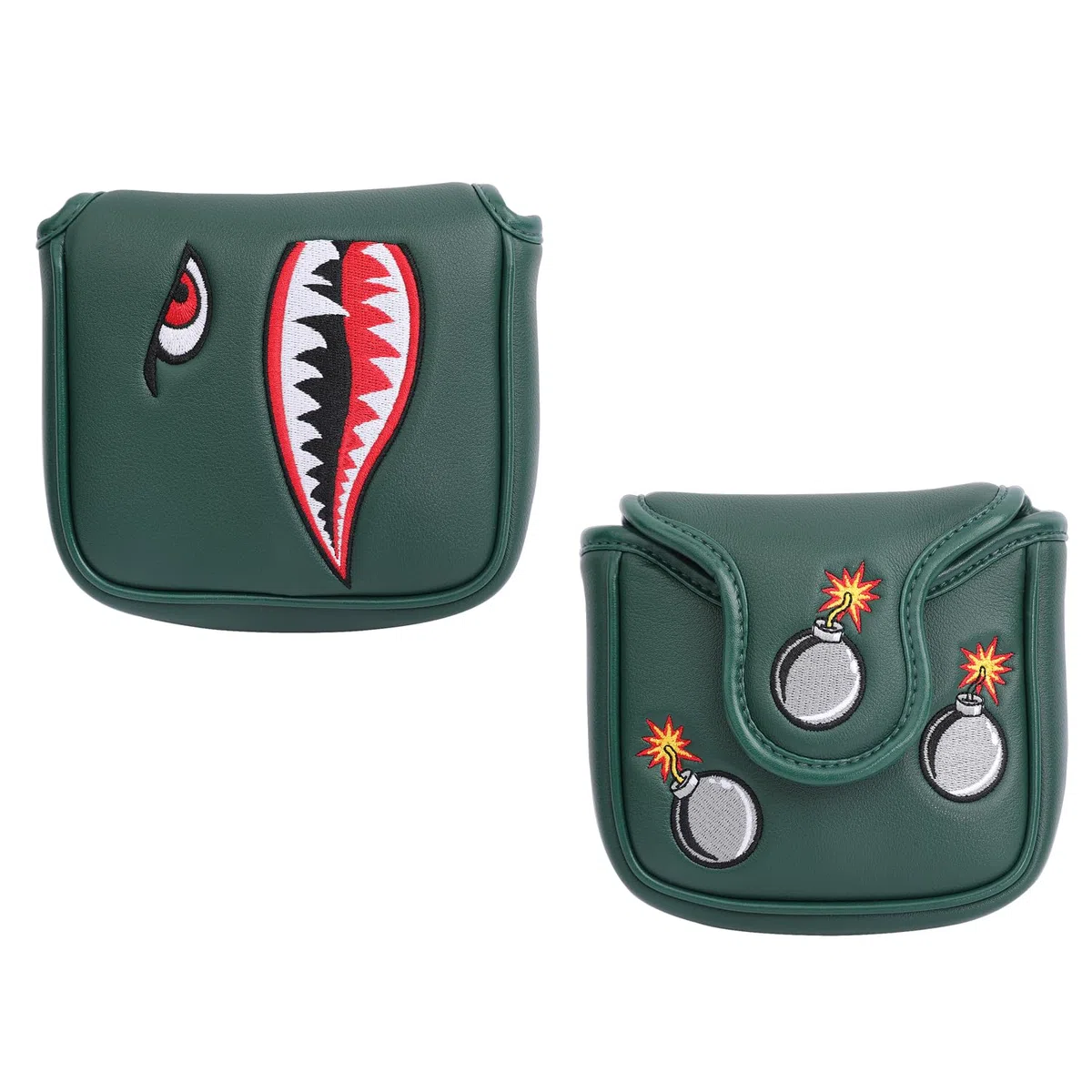 Grande Couverture de Putter de Golf maillet avec Motif Requin Tigre pour Club de Golf Grande tête de maillet